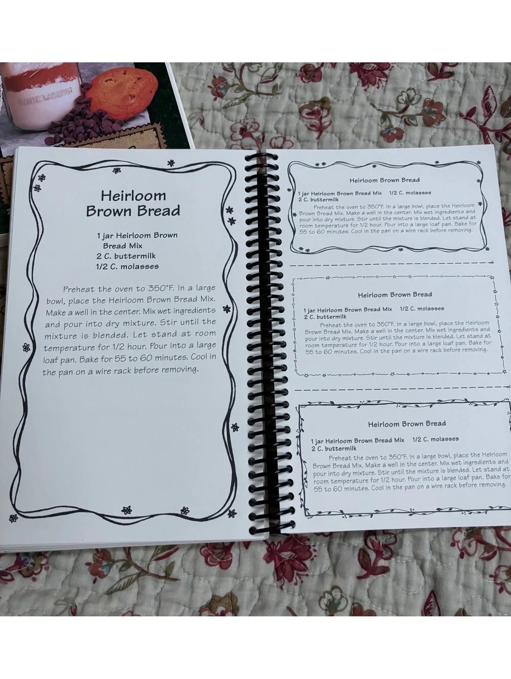 Gifts in a Jar Recipe Books Set - Cookies, Bars & Brownies, Muffins & Breads
